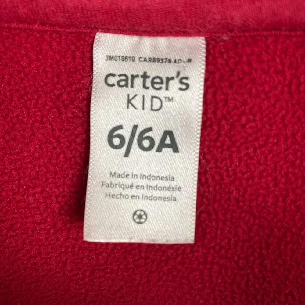 Carter’s Kids Tan Beige Sherpa 1/4 Zip Pullover Size‎ 6/6A